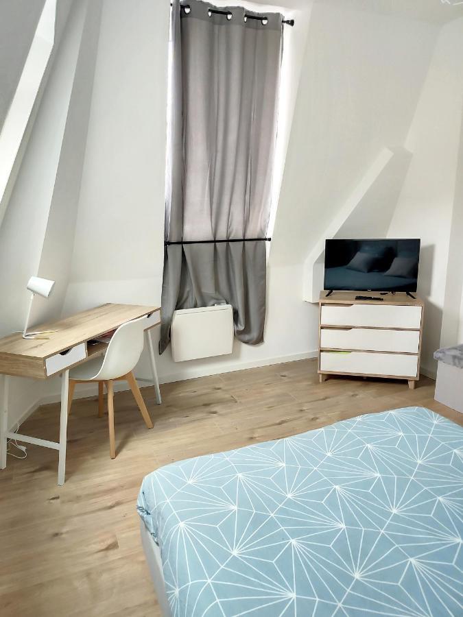 Grand Appart Duplex 6 Pers Gare Wifi Apartment Saint-Quentin  Bagian luar foto