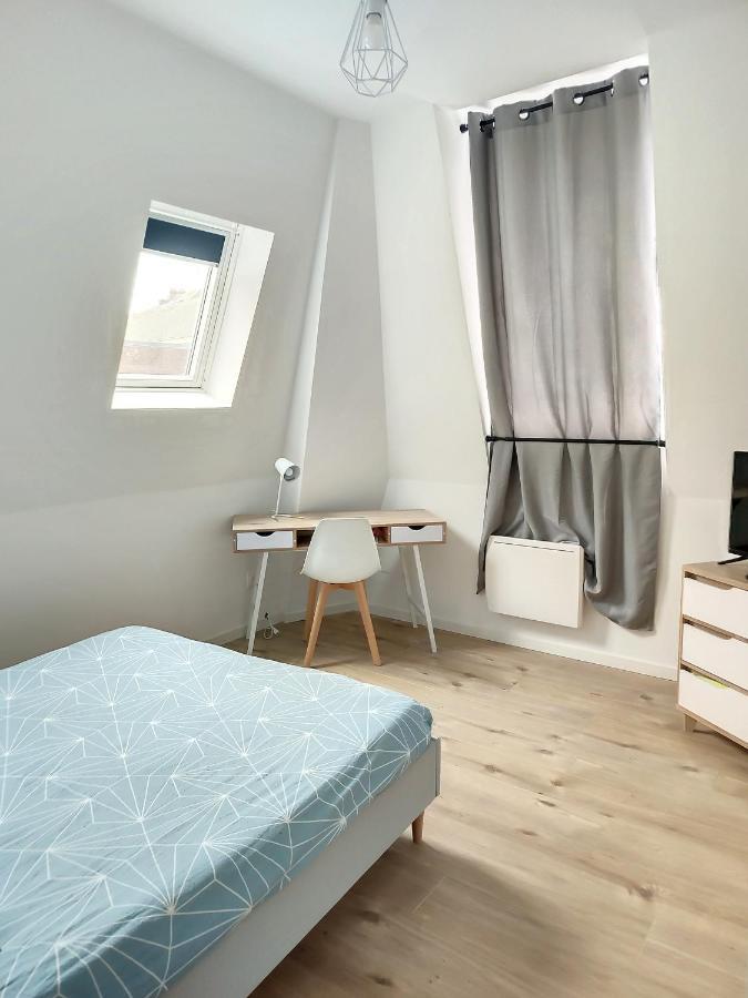 Grand Appart Duplex 6 Pers Gare Wifi Apartment Saint-Quentin  Bagian luar foto