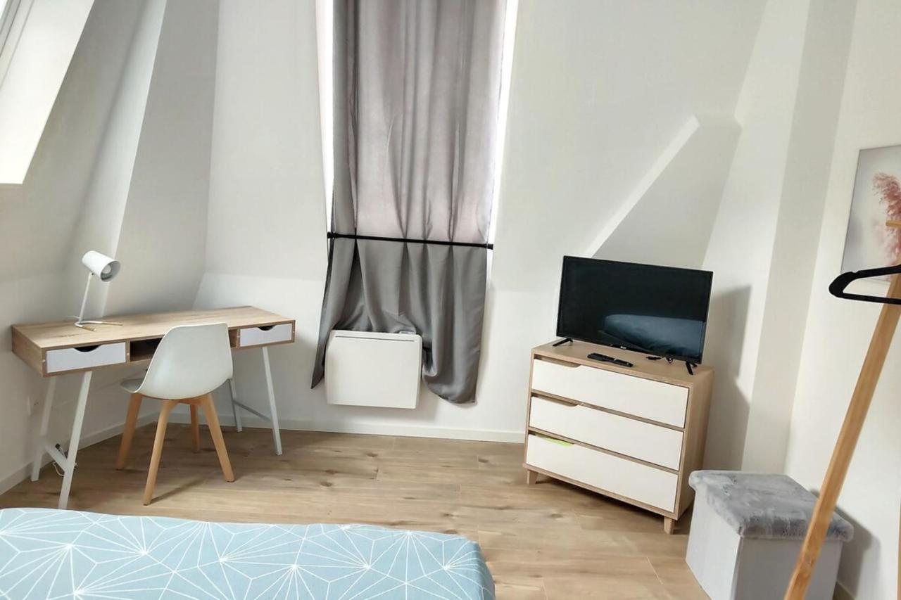 Grand Appart Duplex 6 Pers Gare Wifi Apartment Saint-Quentin  Bagian luar foto